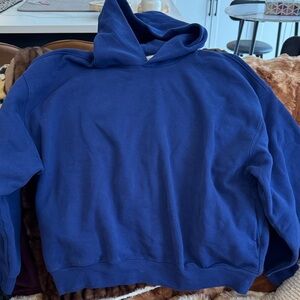 ARITZIA SWEATFLEECE BYRON Blue Hoodie
